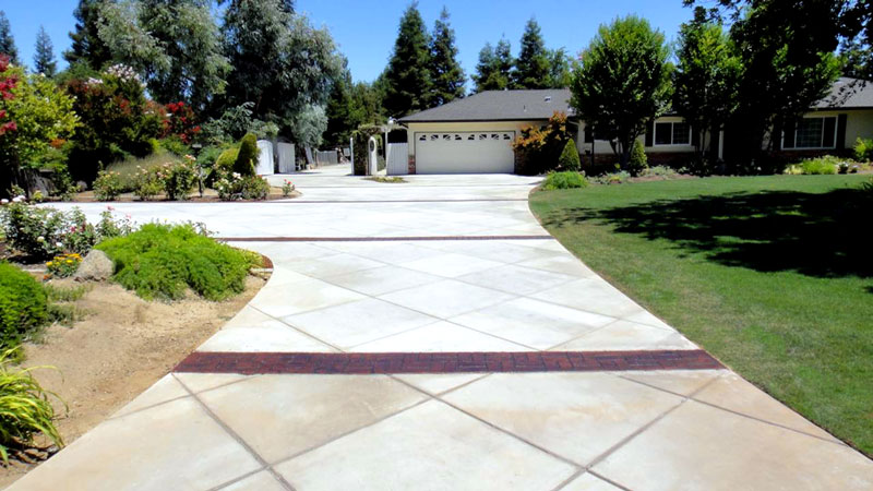 Custom Concrete Driveway Custom Concrete Driveway