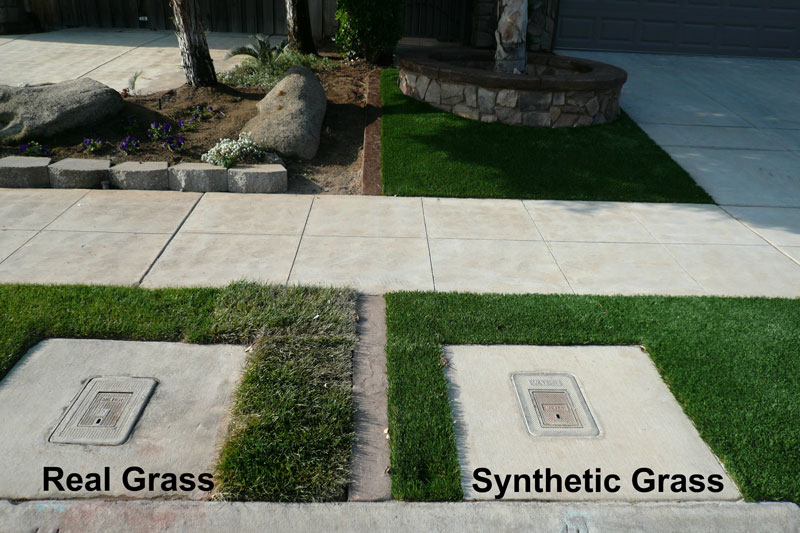 syntheticvsrealgrass Mike's Evergreen, Inc.
