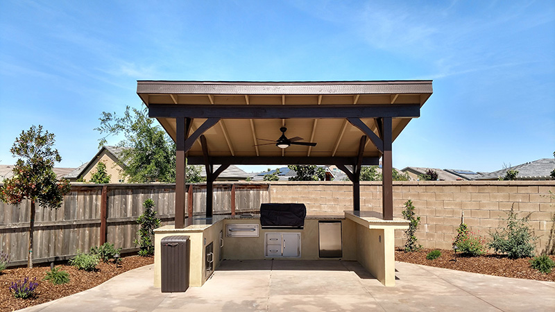 What is an outdoor kitchen?