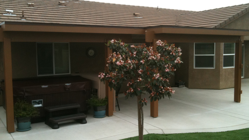 Do I need a permit to build a patio cover in California? backyard attached covered patio
