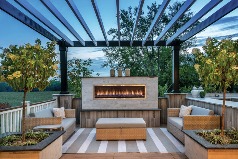 Outdoor Fireplace